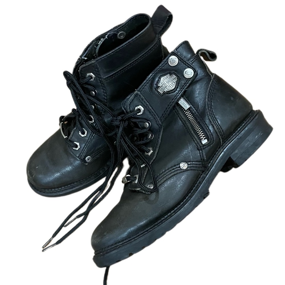 Harley Davidson Cimarron Motorcycle Boots womens biker boots